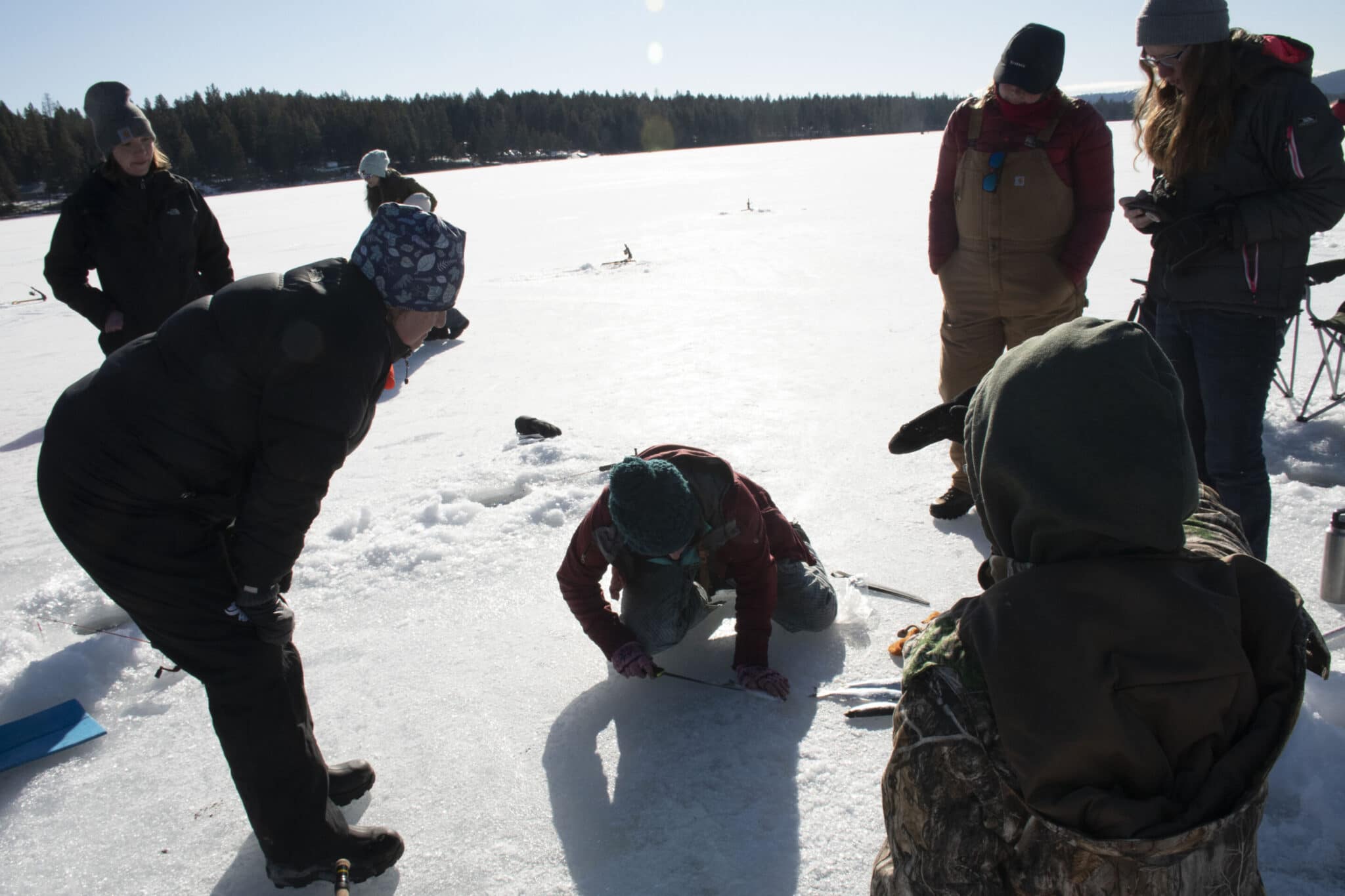 Ice Fishing Women's Montana Wildlife Federation